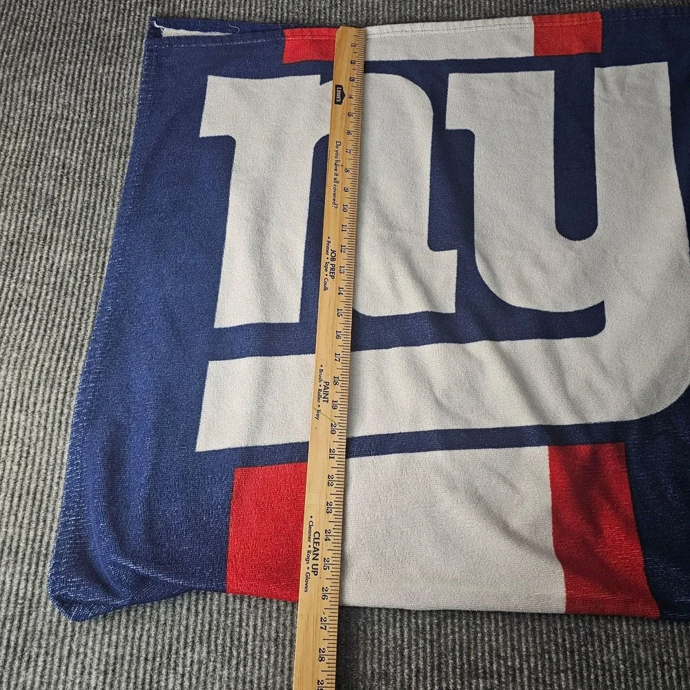 New York Giants Beach Towel One Size Blue NFL Football Helmet Ny Stripe